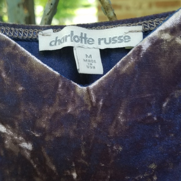 Light Purple Velvet Spaghetti Strap Midi Dress S-M - Picture 6 of 8